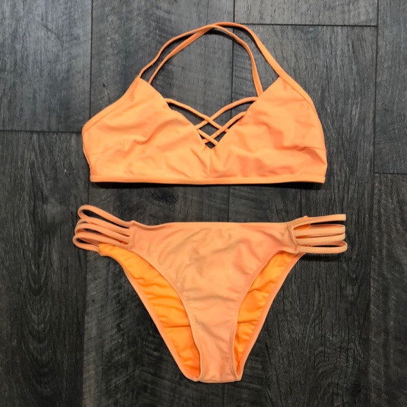 Express Swim Express Bralette Bikini Set Poshmark